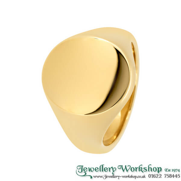 Mens gold signet on sale rings for sale